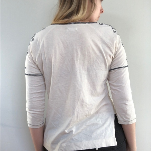 Madewell Embroidered Baseball Tee - Picture 3 of 3